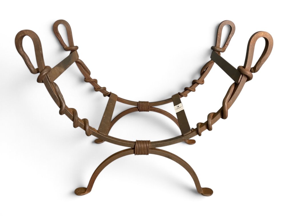 Iron Fireplace Log Holder