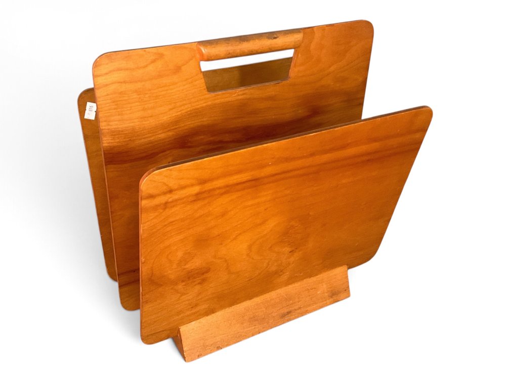 Teak Magazine Rack