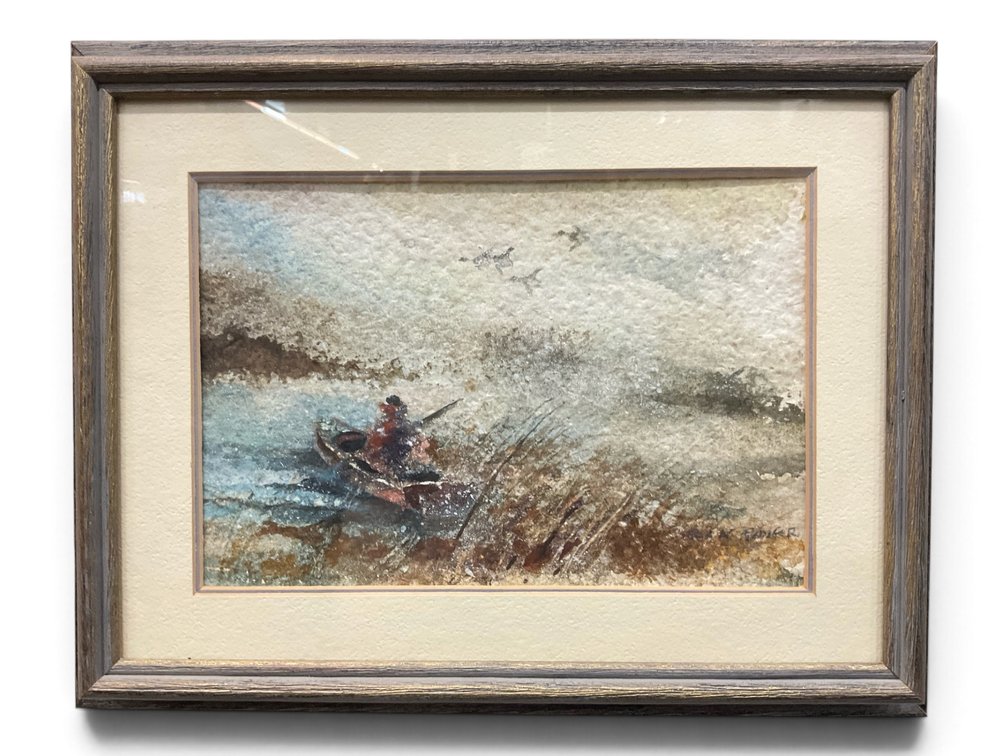 Rea N. Redifer, Hunting Watercolor