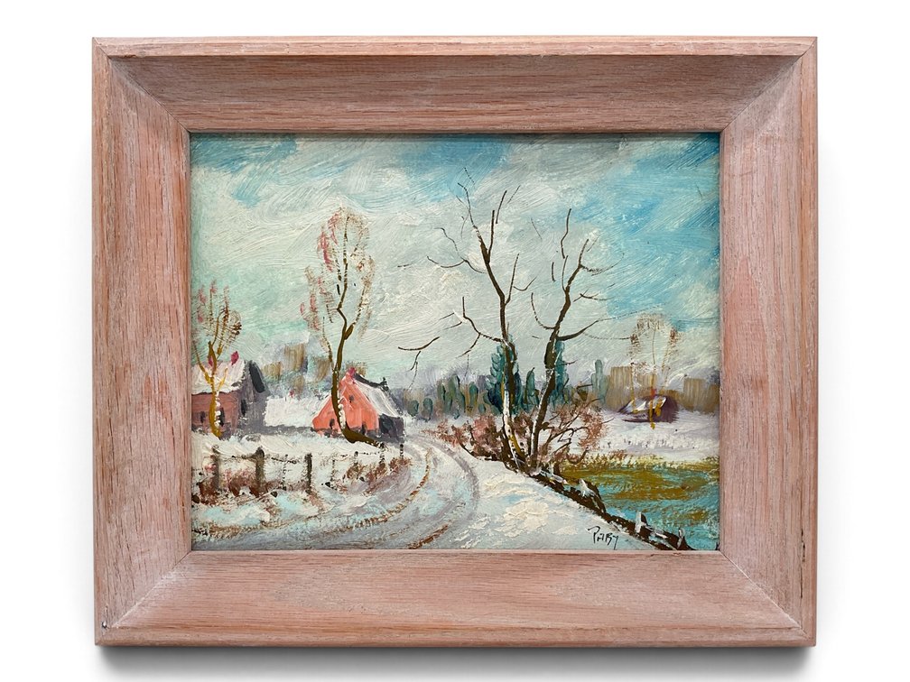 Winter Oil Landscape