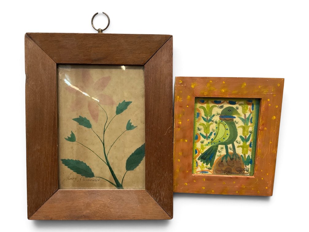 Floral and Bird Folk Paintings
