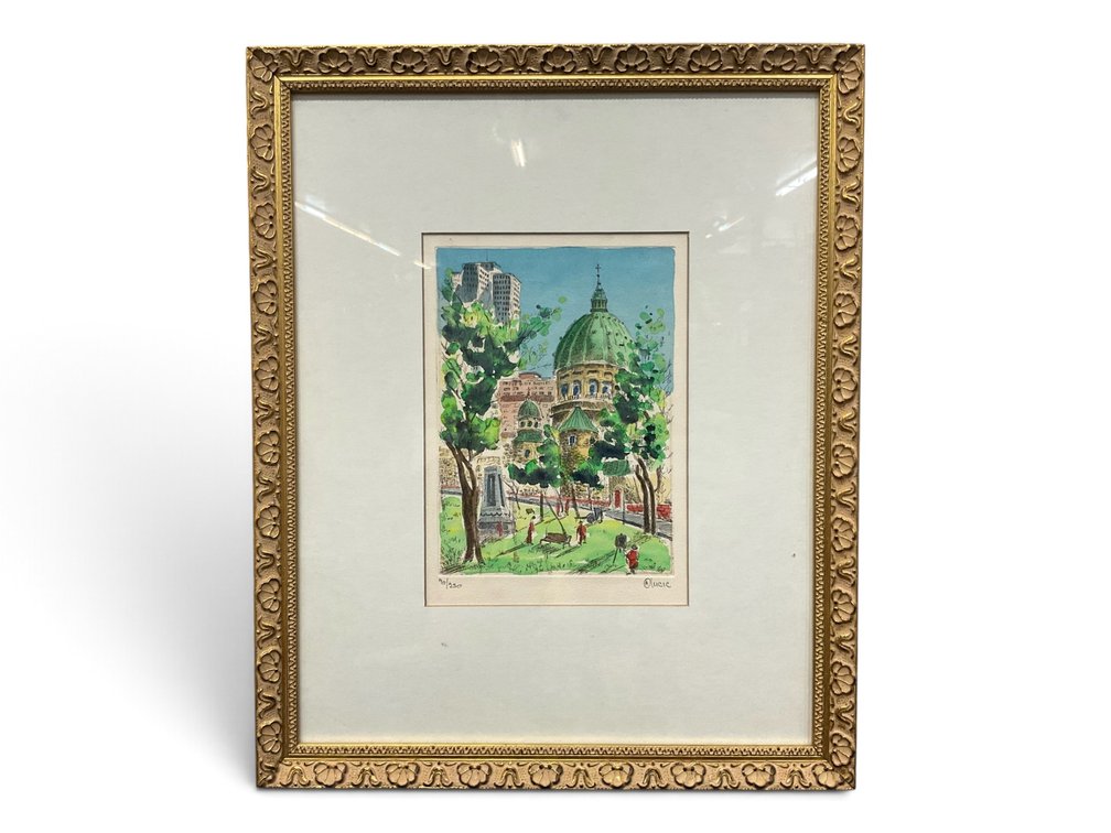 Andjelko Lucic, Signed Colored Etching