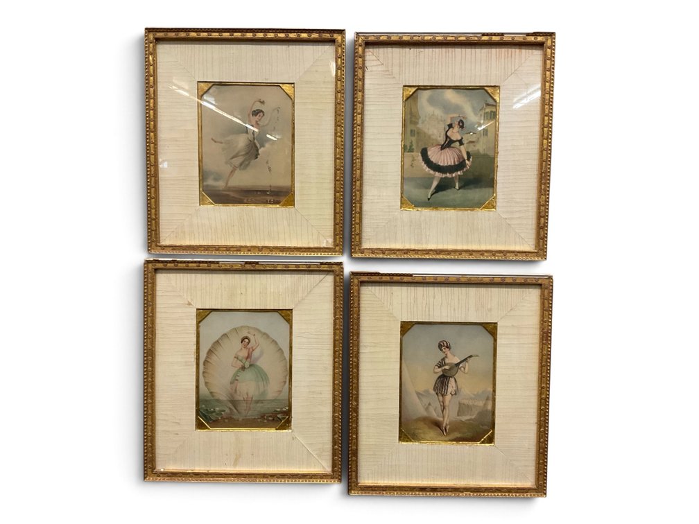 Four Lithographs from “The Romantic Ballet”