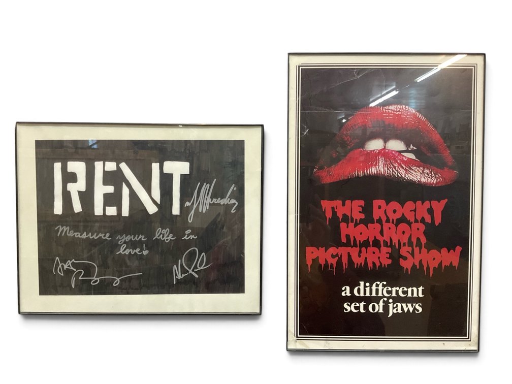 Rent and Rocky Horror Posters