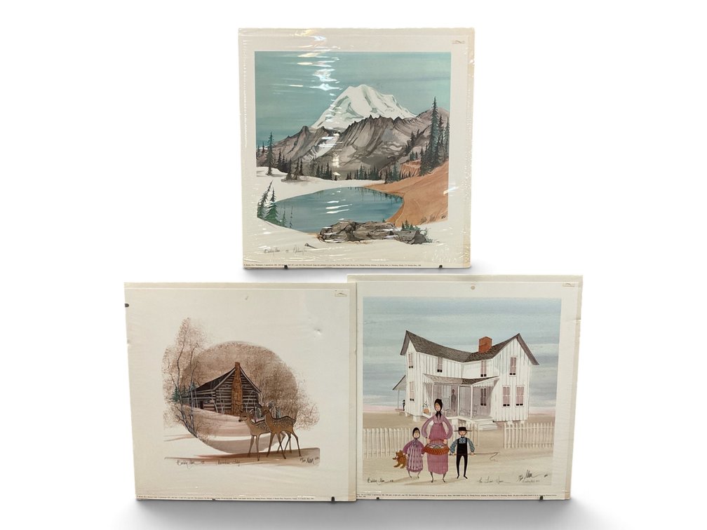 Three P. Buckley Moss Pencil Signed Prints