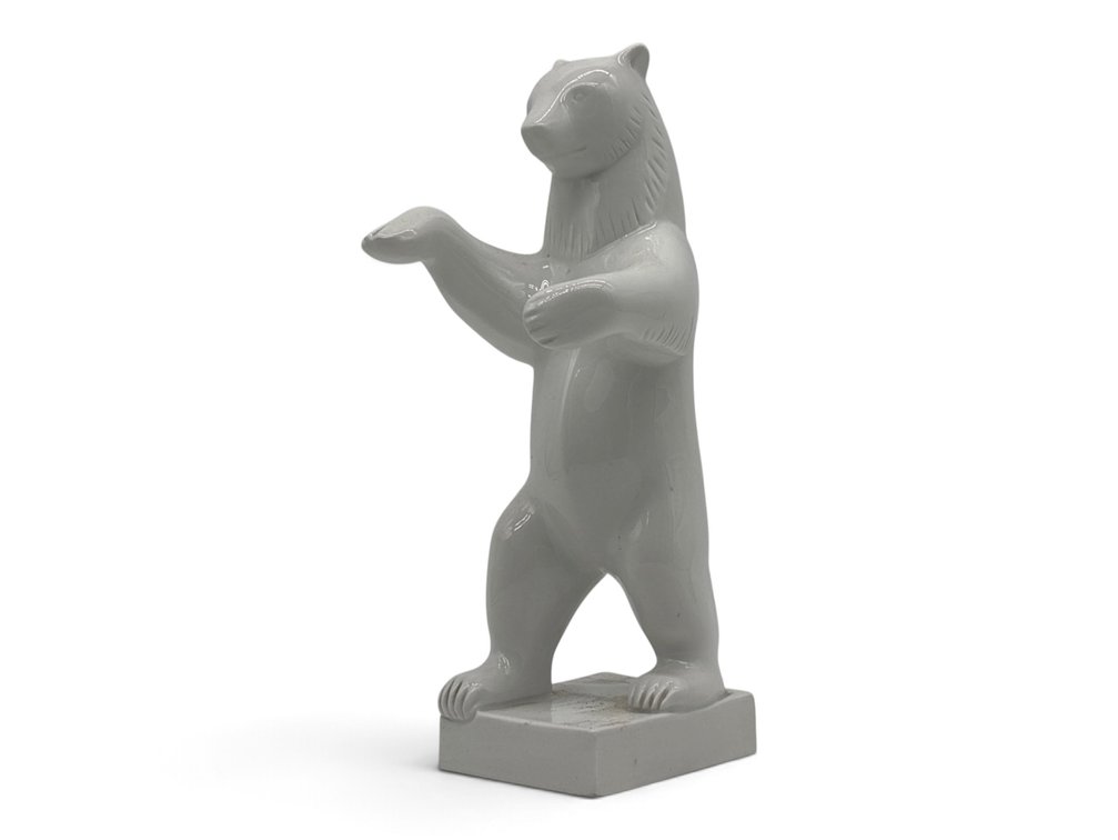 KPM Johannes Henke Porcelain Standing Bear