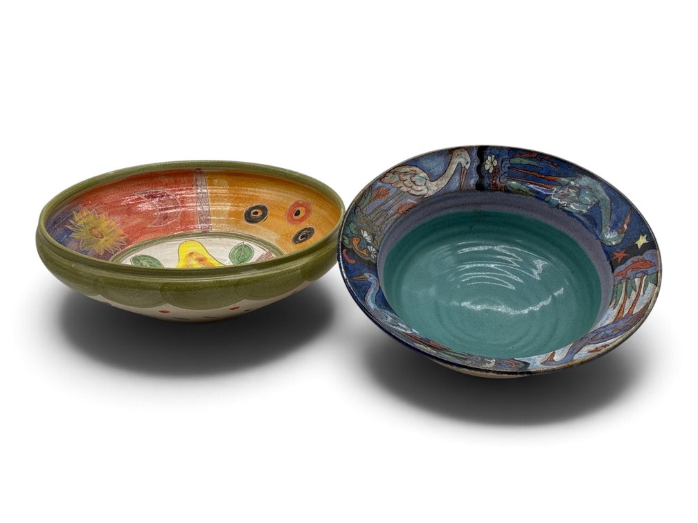 Two Studio Pottery Center Bowls