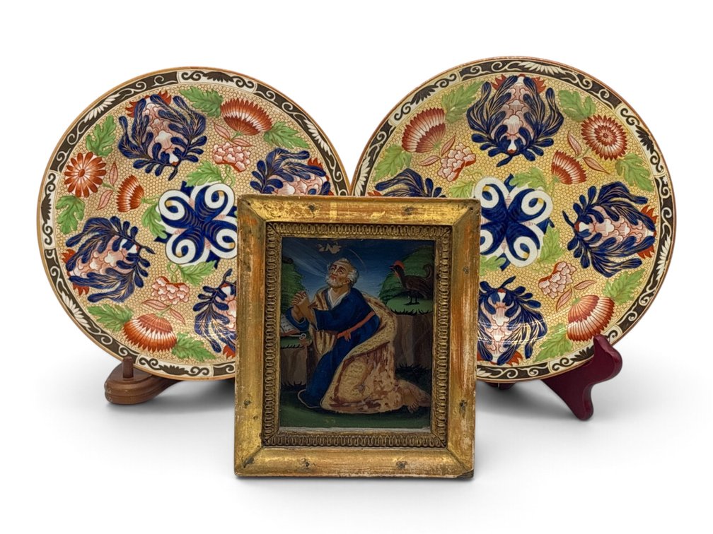 St. Peter in Penitence and Wedgwood Chrysanthemum