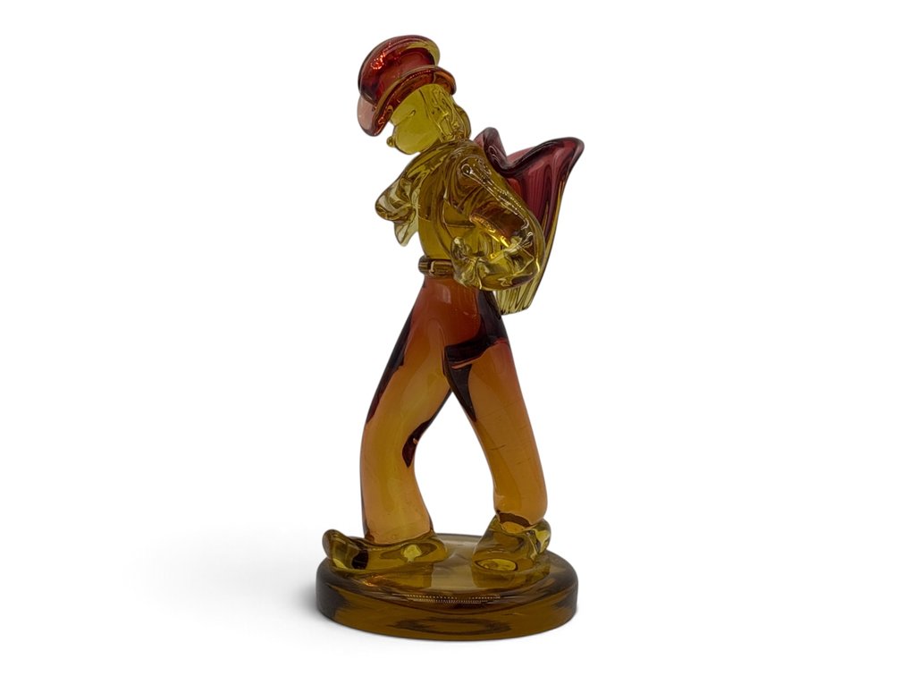Murano Art Glass Sculpture of a Woman, Attrb. Seguso