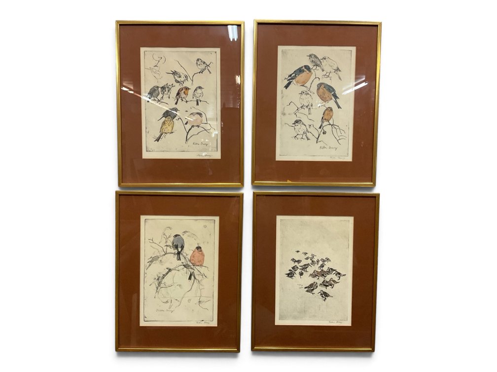 Falke Bang (1912–1998), Four Bird Studies