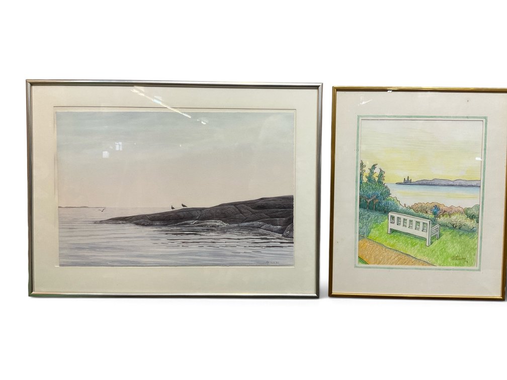 Two Waterside Landscapes
