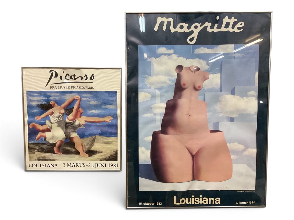 Two Louisiana Museum of Modern Art in Denmark Posters