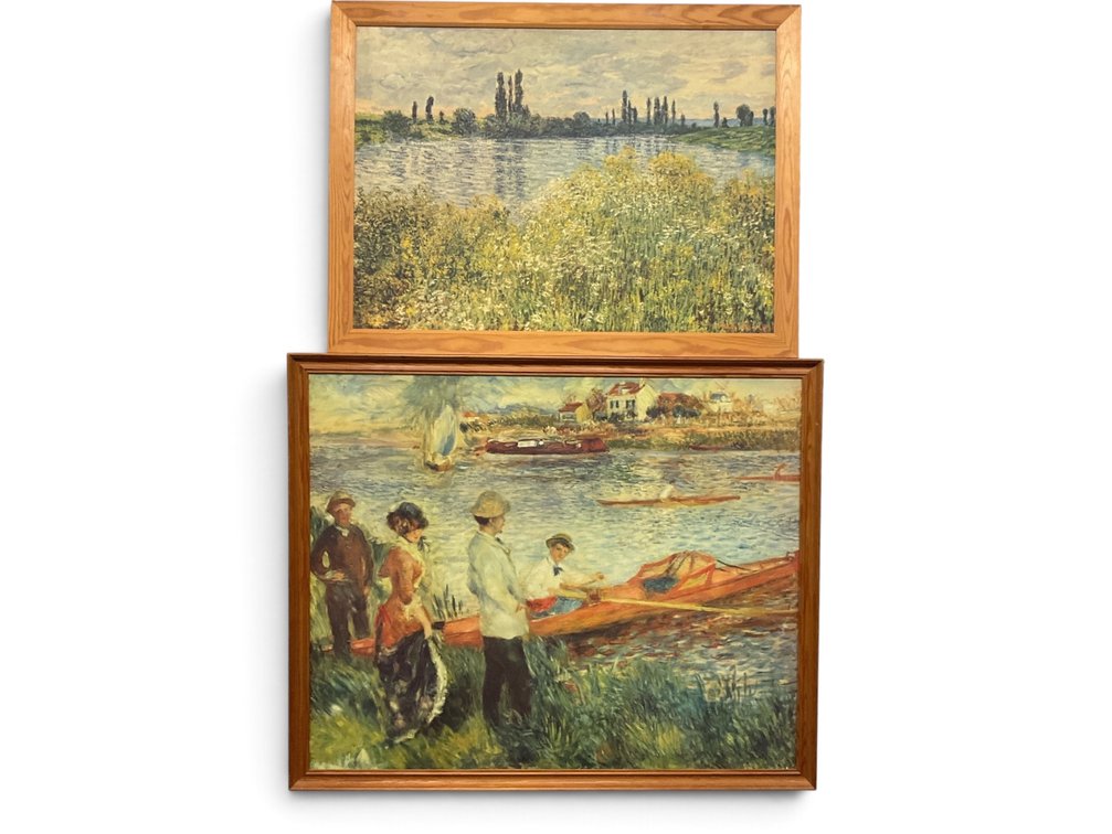 Two Impressionist Prints on Board