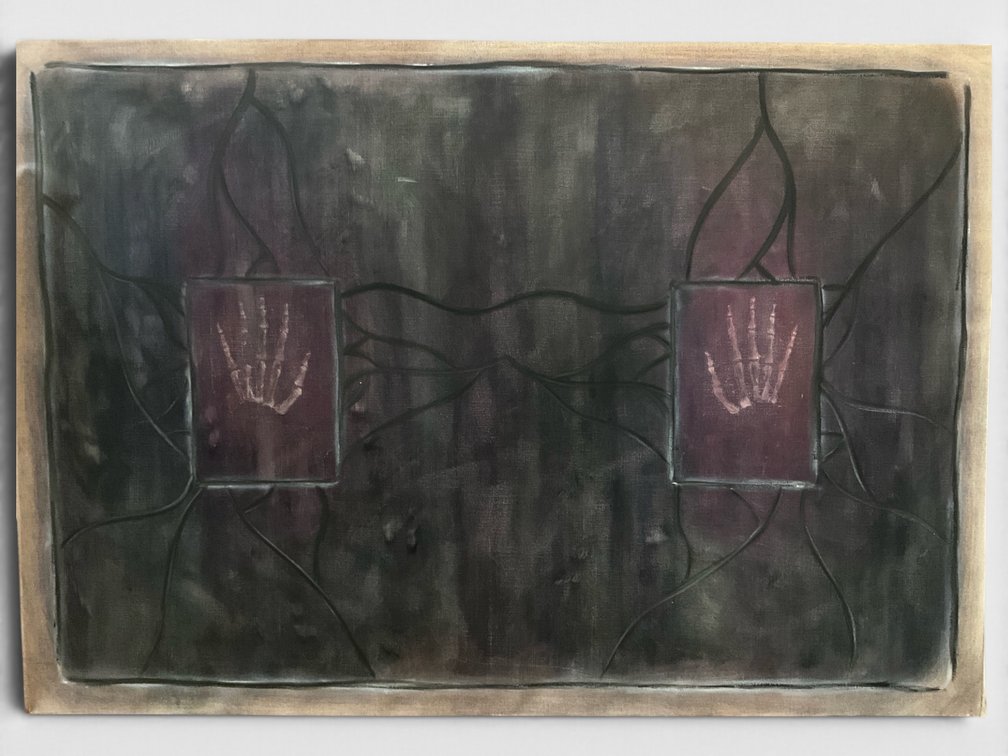 Large Format Spooky Painting