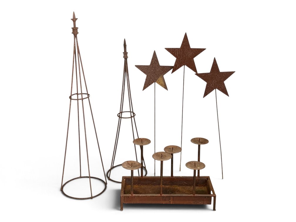 Iron Garden Spires, Star Spikes and Candelabra