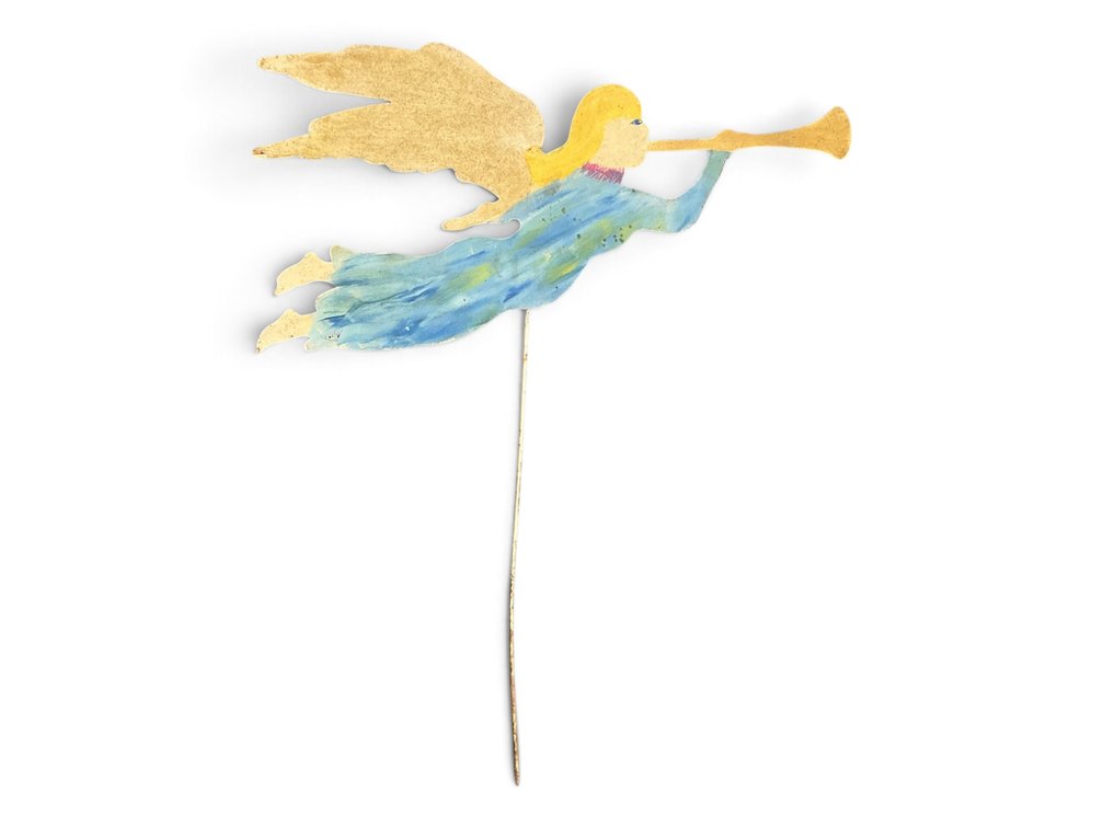 Folk Art Style Garden Angel