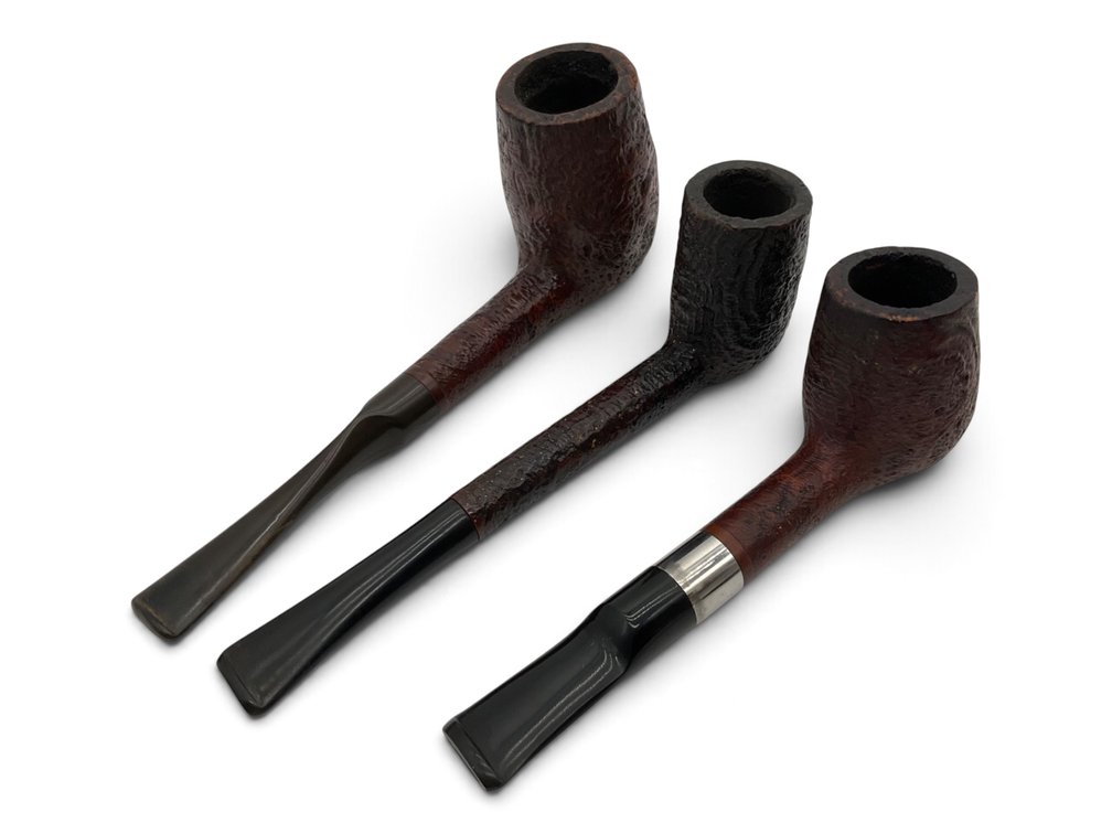 Rusticated Briarwood Pipes, Bari, Stanwell & Norup