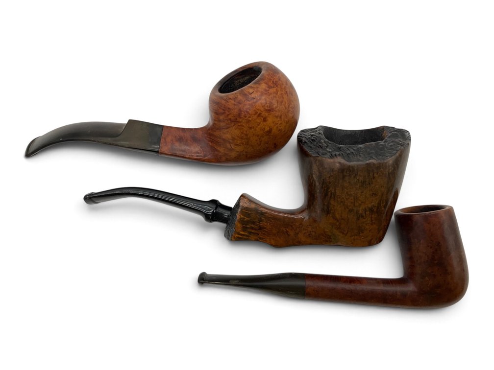 Three Danish Pipes Stanwell, Ben Wade, Pipe Dan