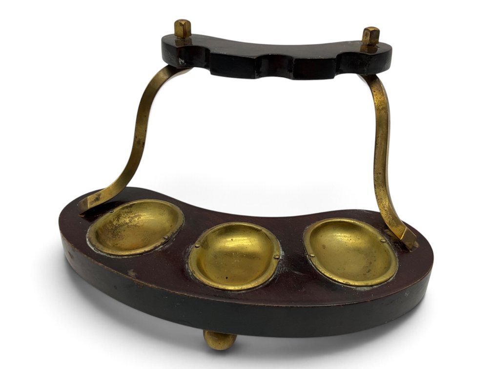 Dunhill Brass and Bloodwood Pipe Stand