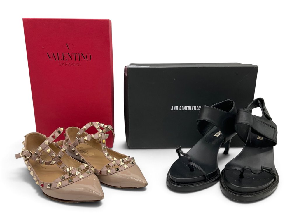 Valentino Rockstud Ballet Flats, Ann Demeulemeester Sandals