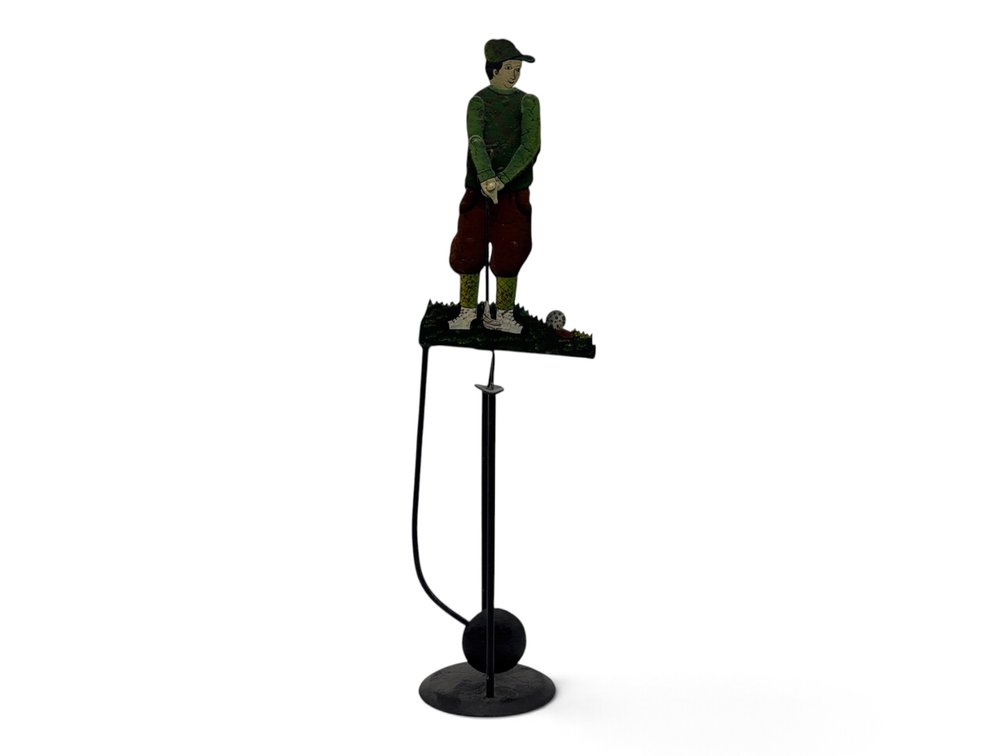 Cast Iron Balance Toy as a Golfer