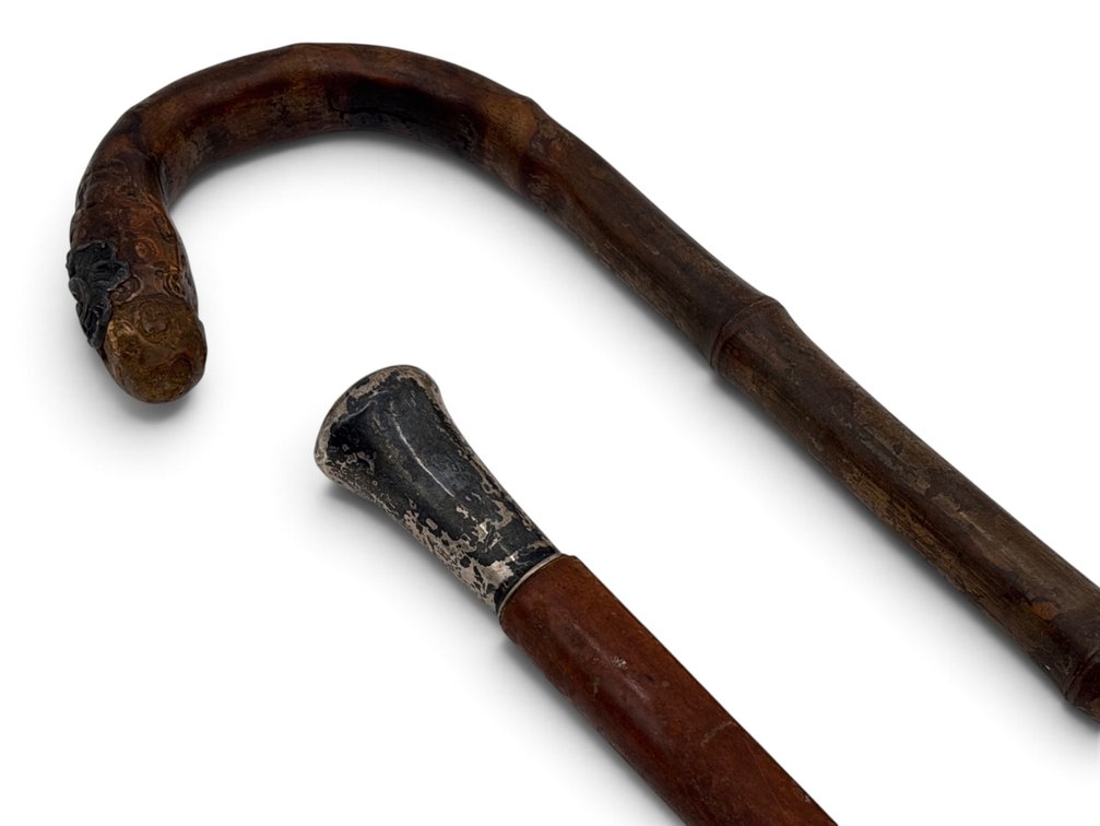 Two 19th C. Walking Sticks