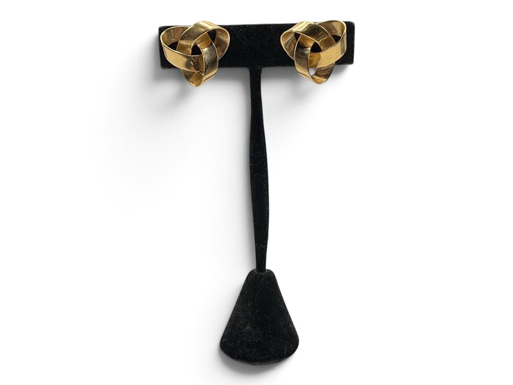 Pair of 14K YG Clip On Earrings