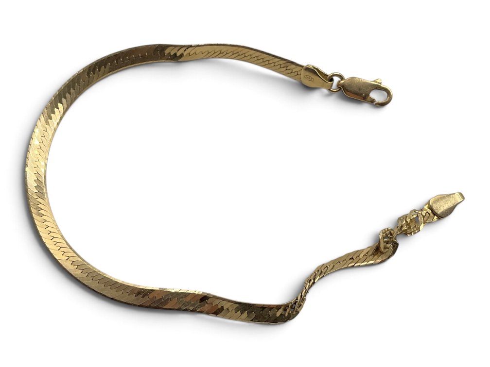 Damaged 14K YG Chain Bracelet