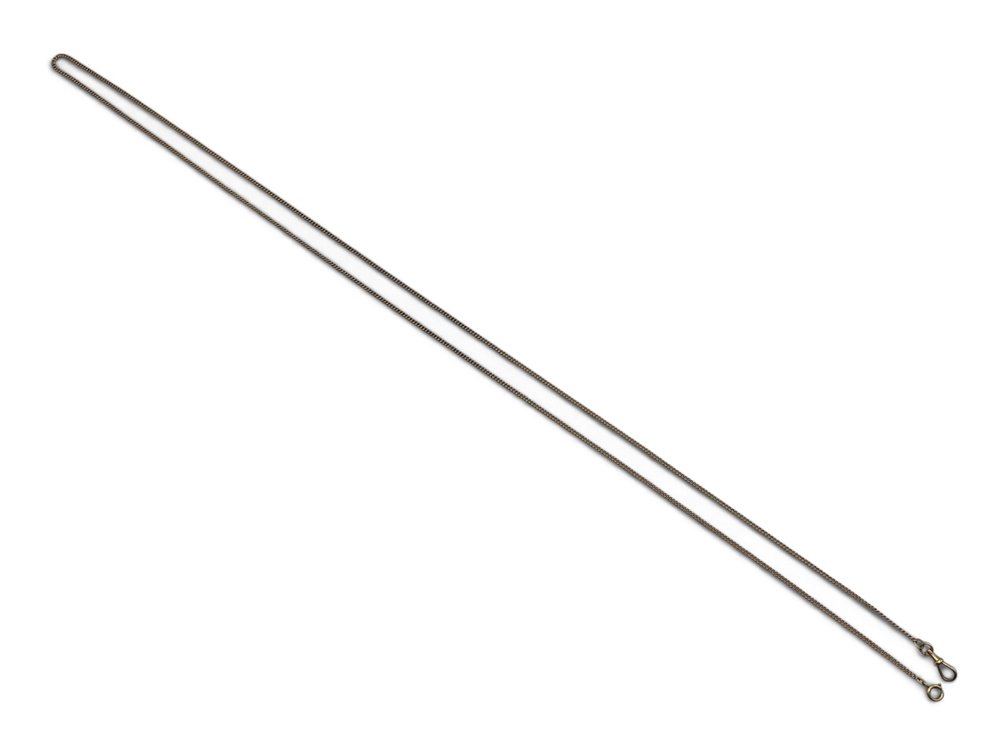 Long Hallmarked 14K YG Watch Chain