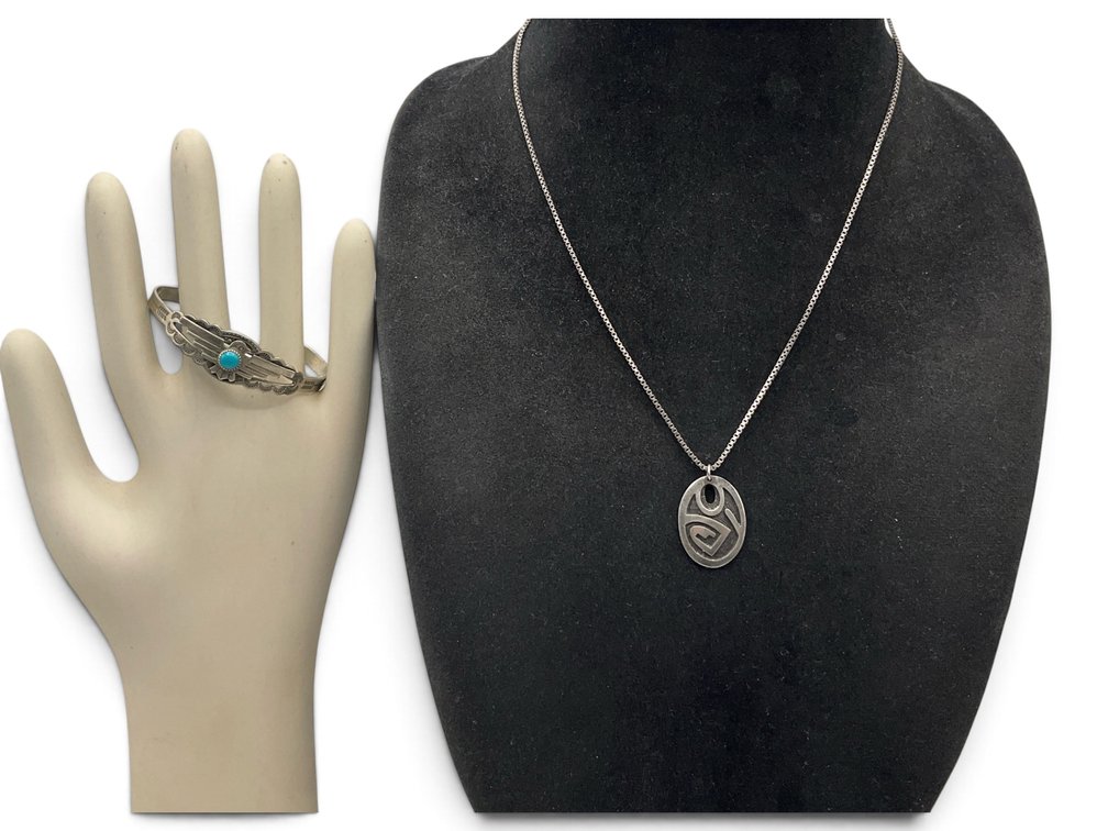 Thunderbird Cuff & Native American Necklace