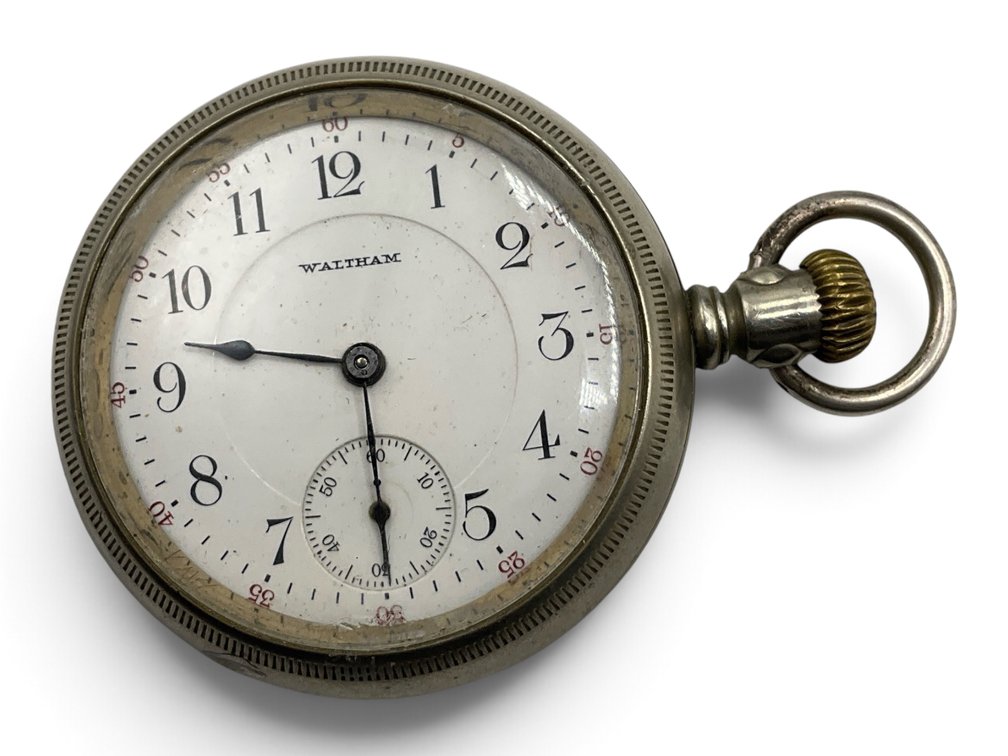 American Waltham Open Face Pocket Watch