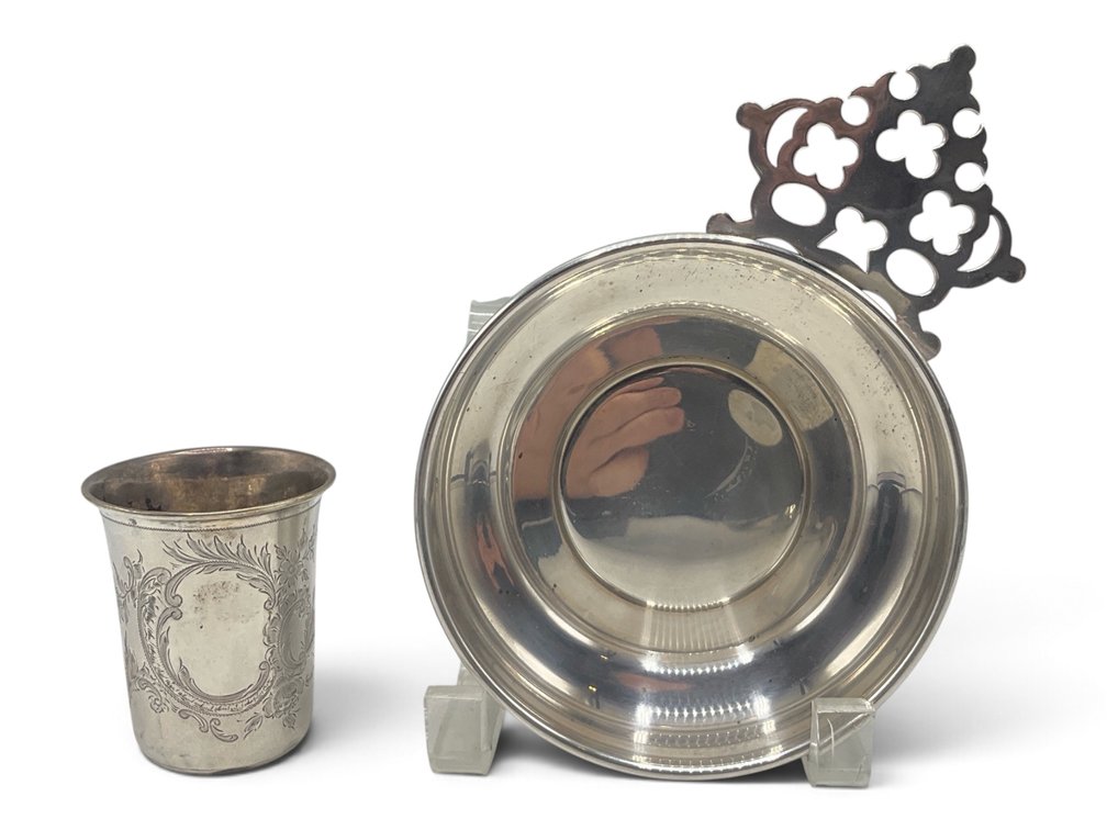 Lenox Silver Sterling Porringer & 800 Silver Cup