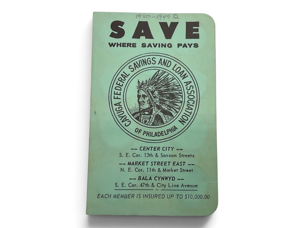 15 Silver Quarters In A Savings Booklet