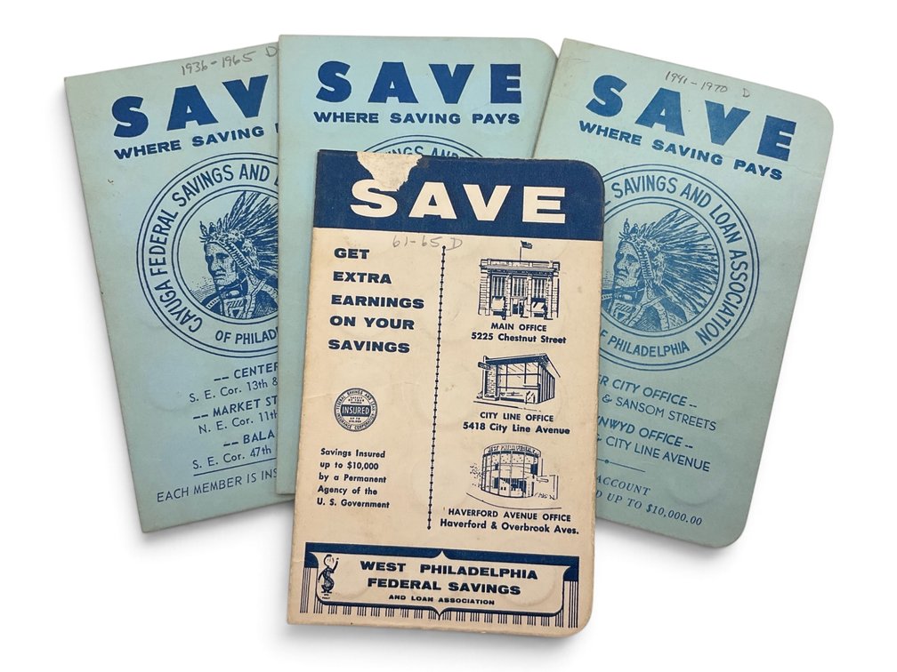 87 Silver Dimes & More In 4 Savings Books
