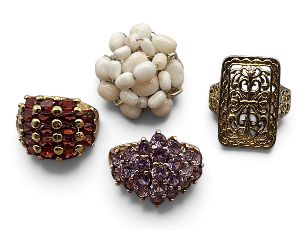Sterling Silver and Gemstone Rings
