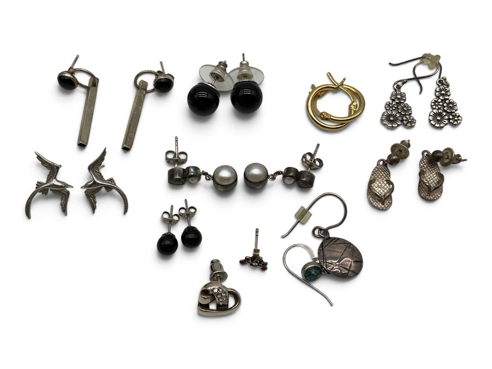 Sterling Silver Pierced Earrings