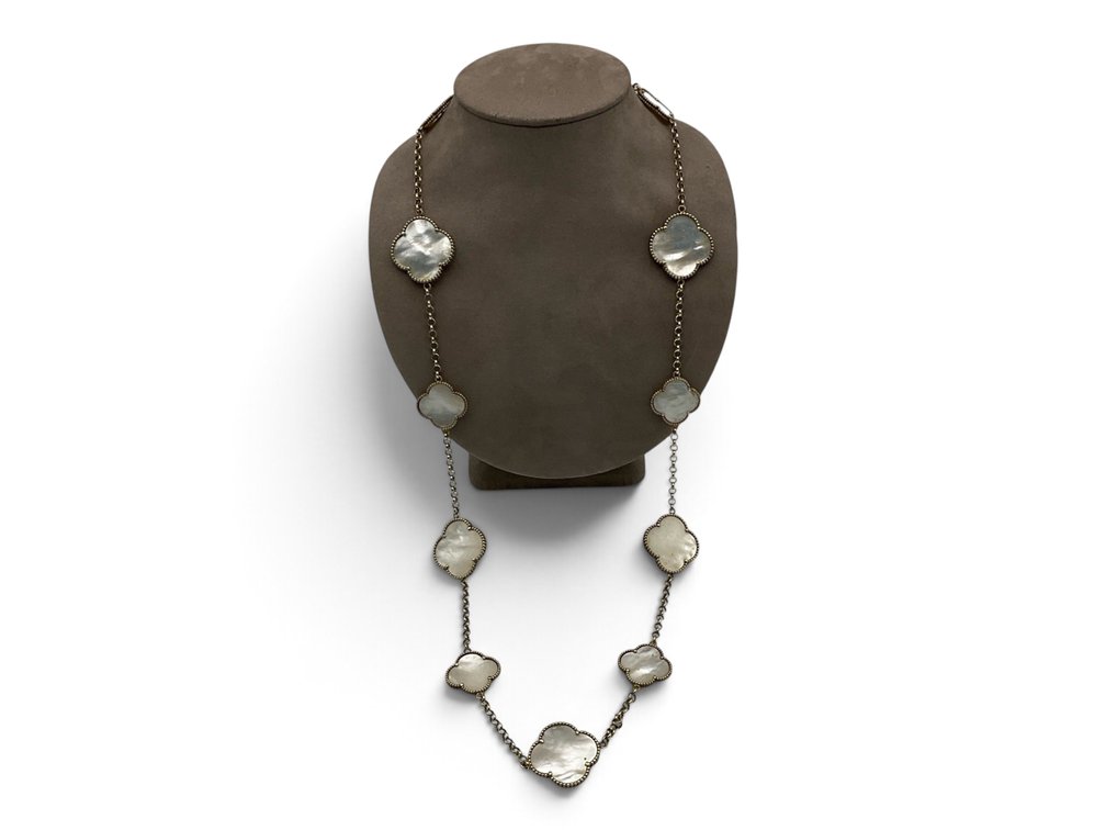 Silver and Mother of Pearl Necklace