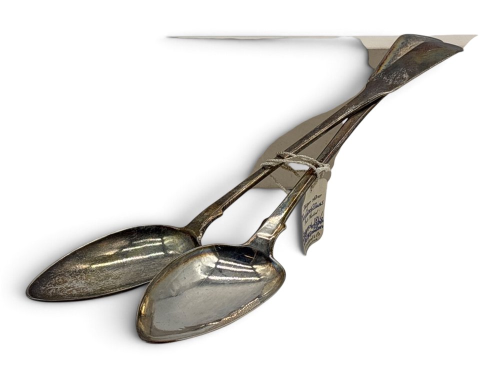 1816 Mitchell and Russell Sterling Silver Stuffing Spoons