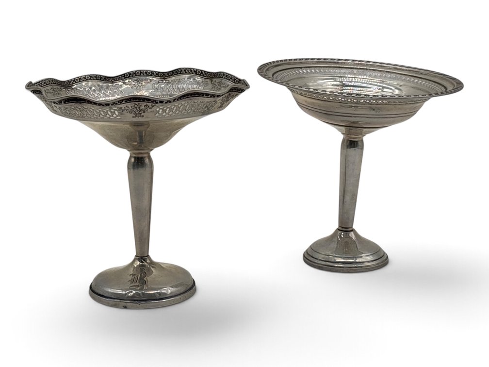 Two Sterling Weighted Compotes