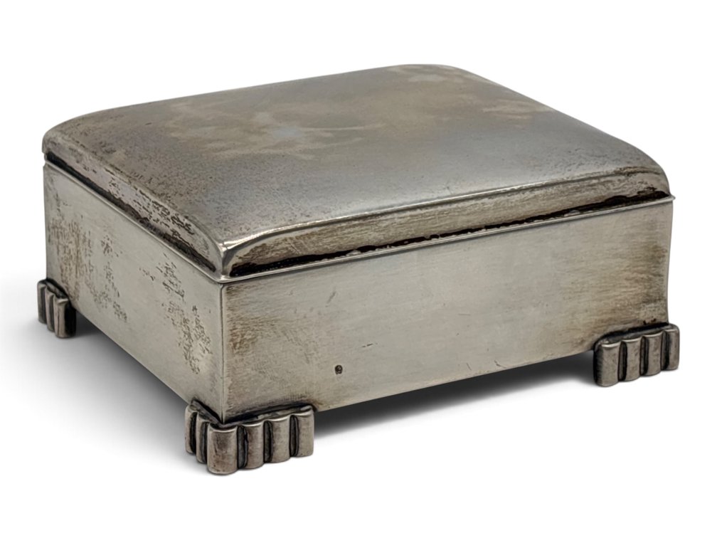 Poole Sterling Mounted Keepsake Box