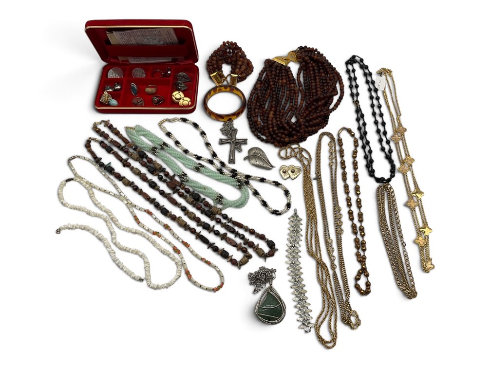 Assortment of Necklaces and Earrings