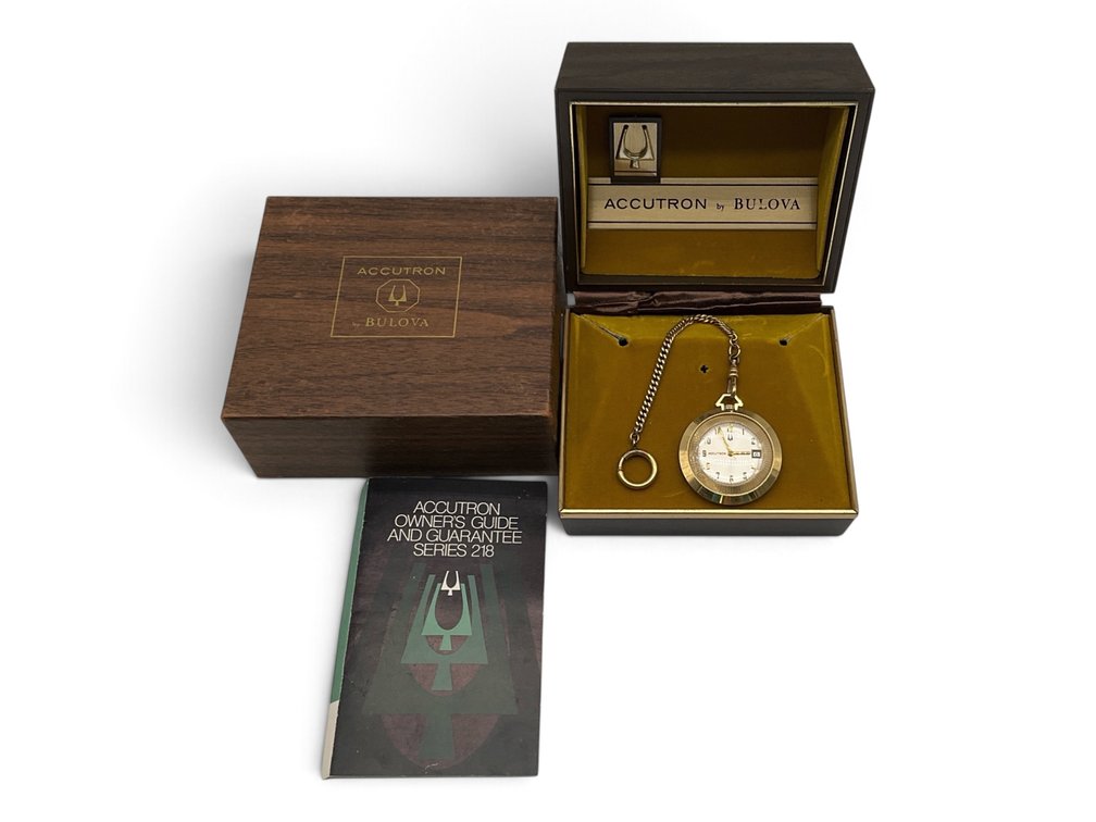 Gold Filled Accutron by Bulova Pocket Watch