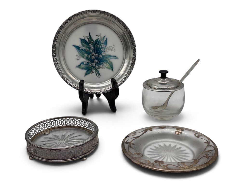 Sterling Mounted Table Items
