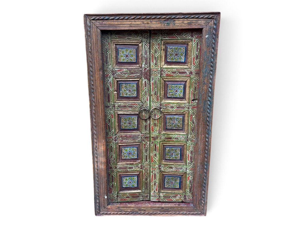 Architectural Salvage Handpainted Window Shutters