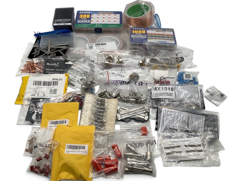 Assortment of Guitar Parts