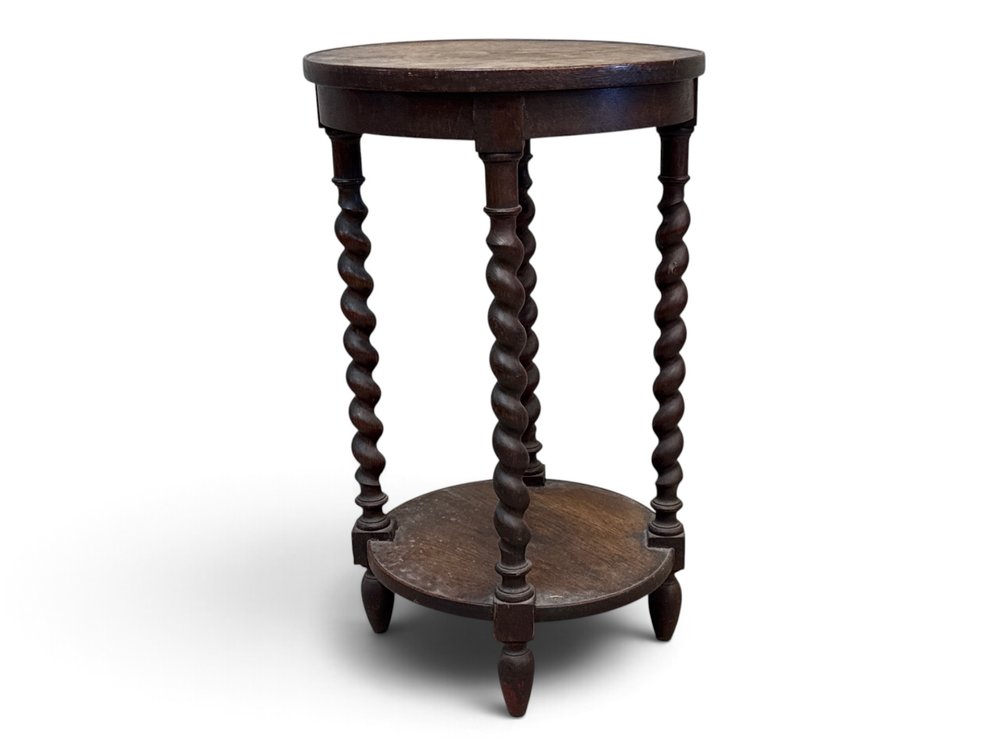 Barley Twist Wooden Side Table