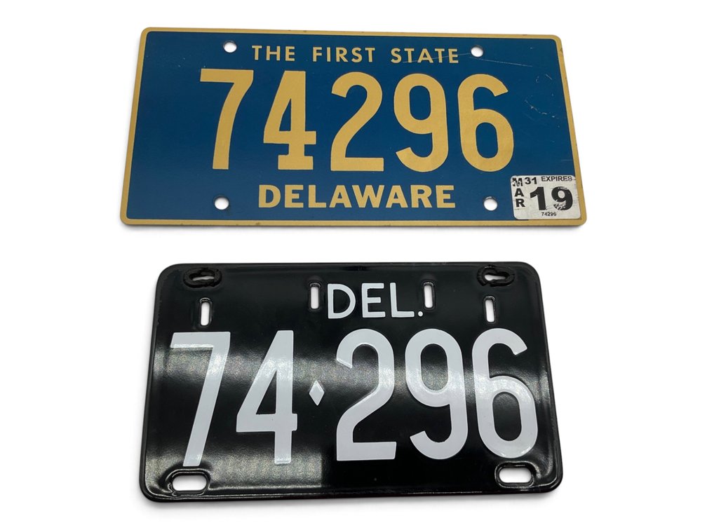 Delaware License Plates