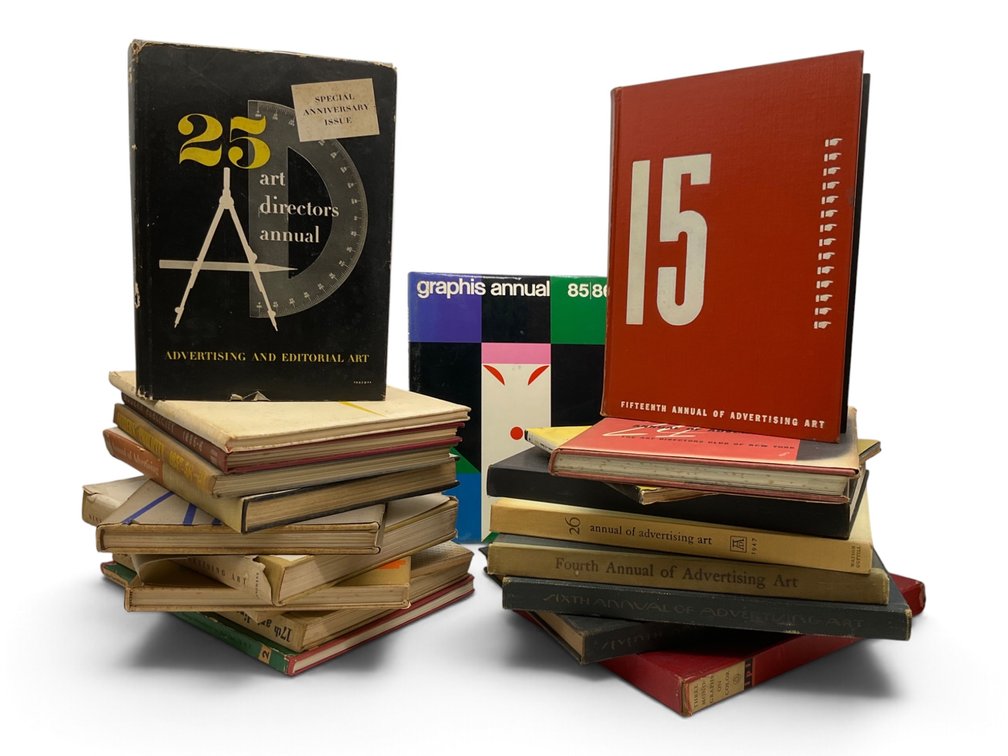 Mid-Century Resource Books, Industrial Design & Advertising Art