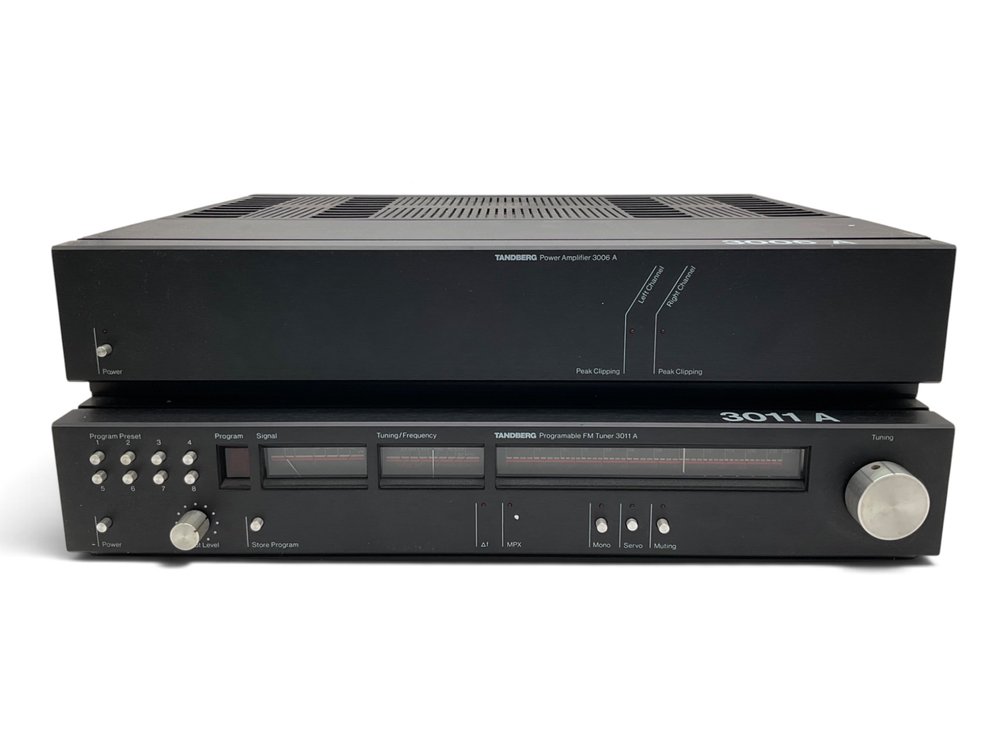Tandberg TPA 3006A Amplifier & 3011A FM Tuner
