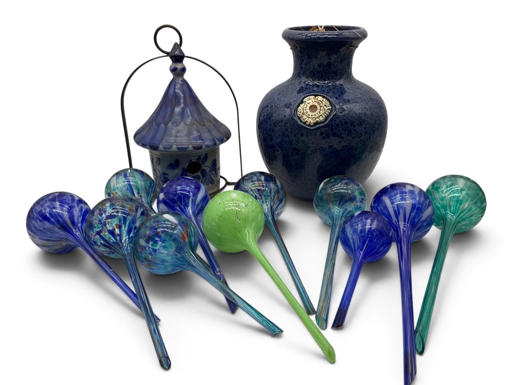 Eldreth Pottery Bird House, Down Under Pot, Etc